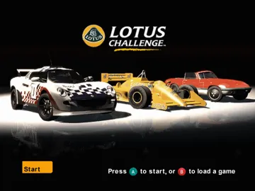 Lotus Challenge screen shot title